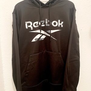 Black. Reebok Hoodie. Size Large.